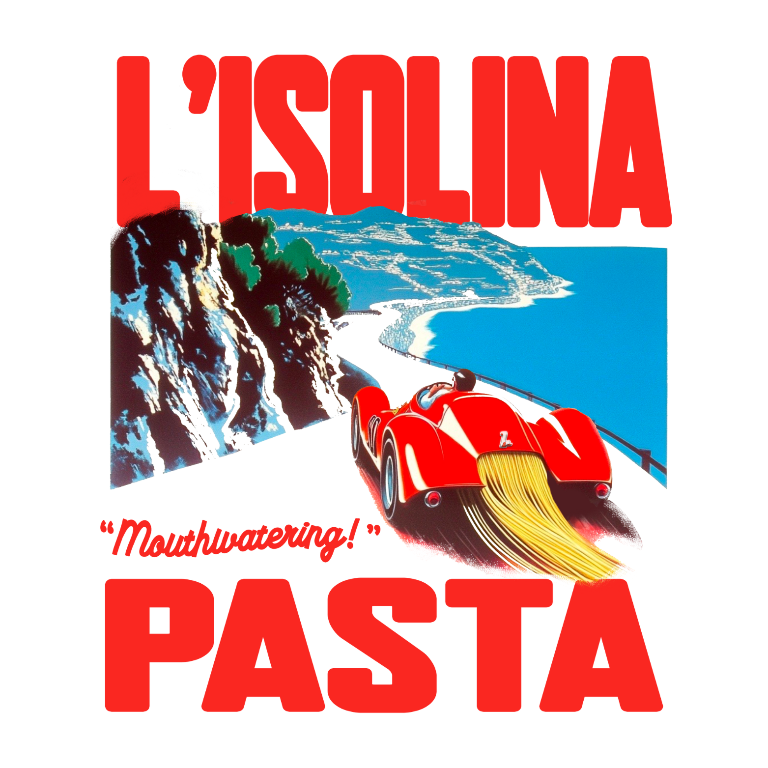 L'Isolina 'Late for Lunch' T-Shirt