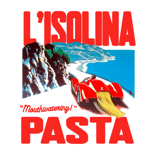 L'Isolina 'Late for Lunch' T-Shirt