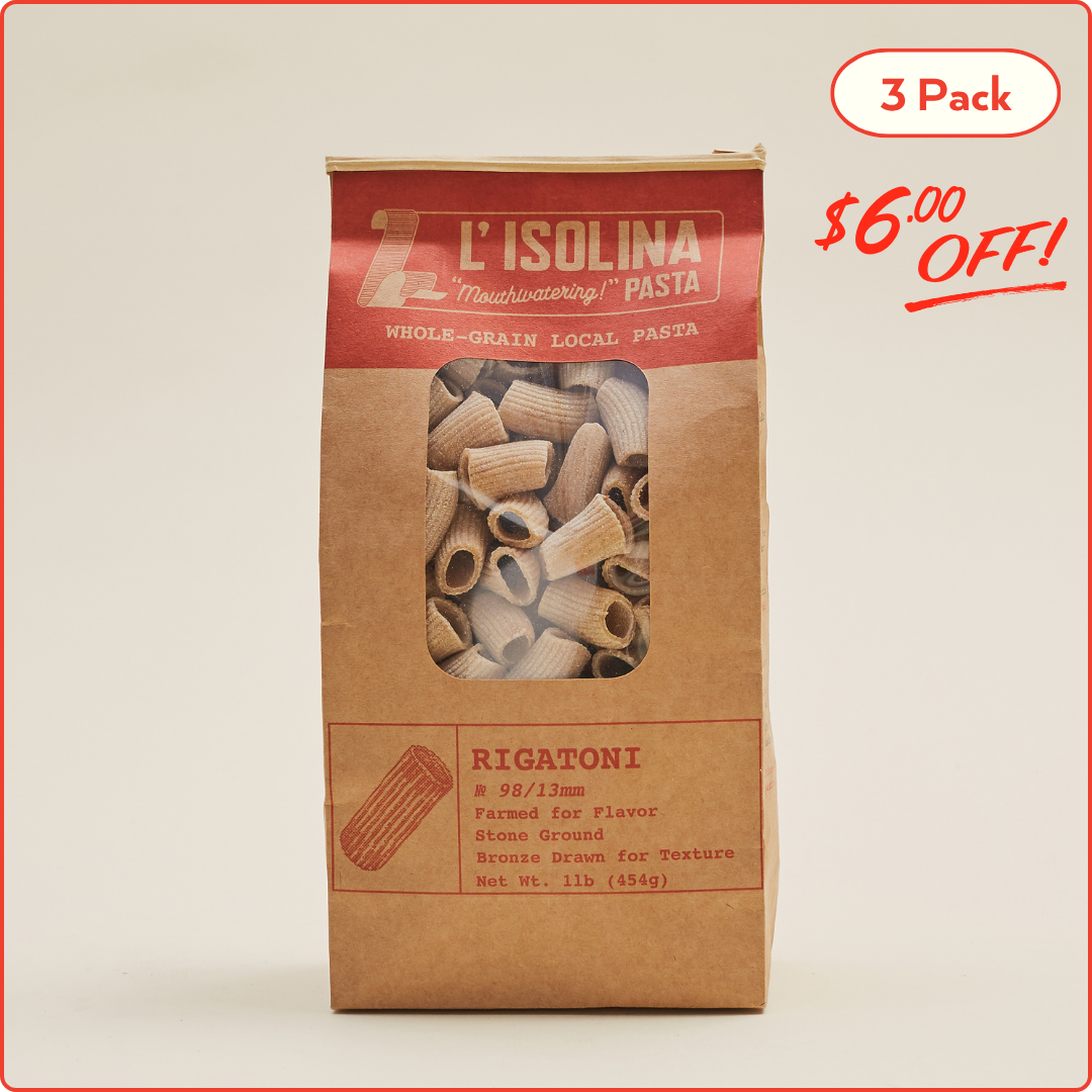 L'Isolina Organic Rigatoni Multi-Pack