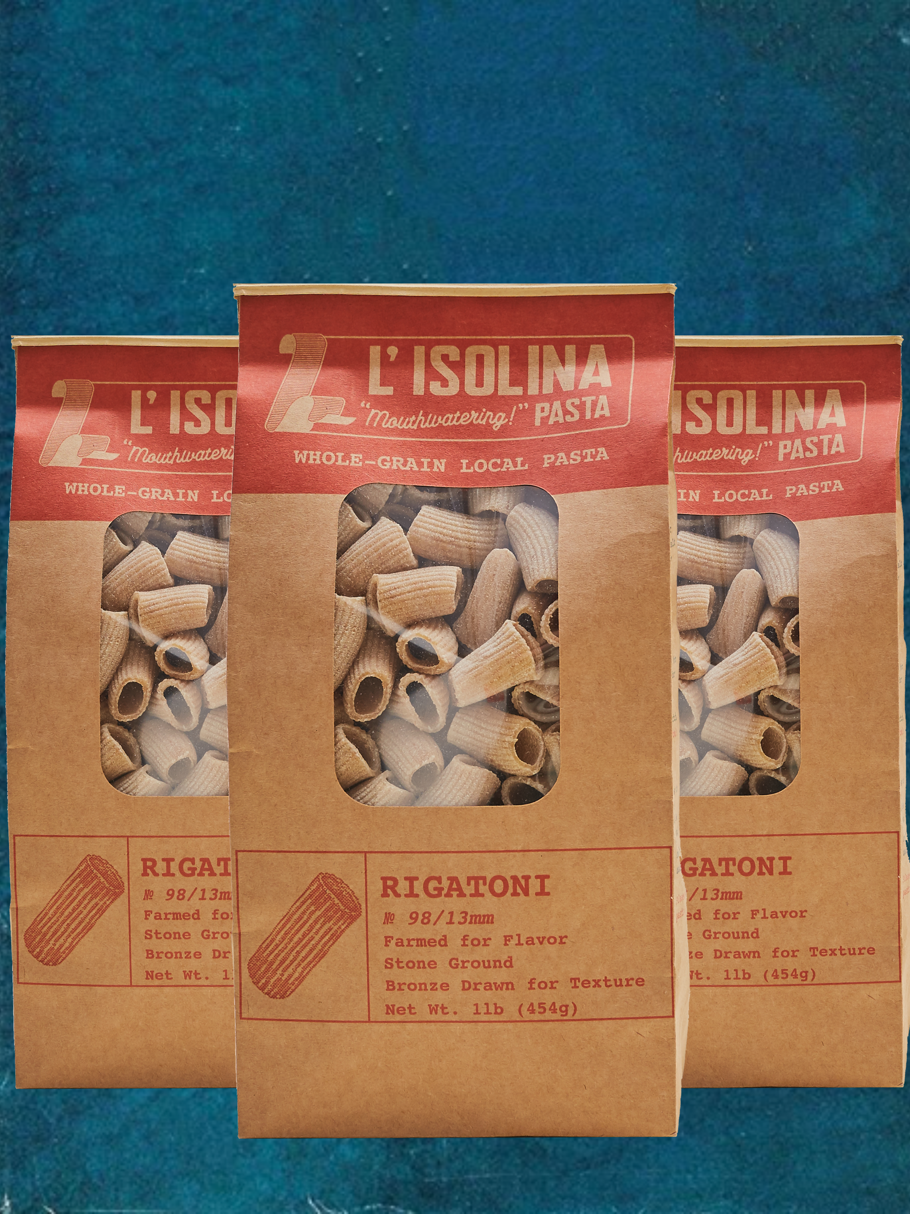 L'Isolina Rigatoni 4-Pack
